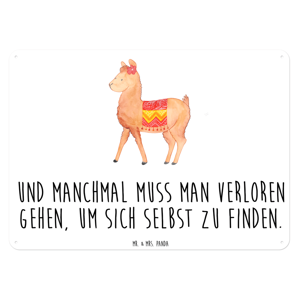 Blechschild Alpaka stolz  Blechschild, Metallschild, Geschenk Schild, Schild, Magnet-Metall-Schild, Deko Schild, Wandschild, Wand-Dekoration, Türschild, Wandschild, Metallschild  Alpaka, Lama