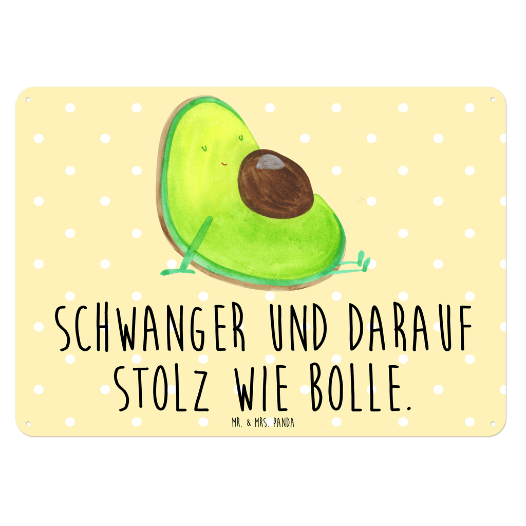 Blechschild Avocado schwanger Blechschild, Metallschild, Geschenk Schild, Schild, Magnet-Metall-Schild, Deko Schild, Wandschild, Wand-Dekoration, Türschild, Avocado, Veggie, Vegan, Gesund, schwanger, Schwangerschaft, Babyparty, Babyshower
