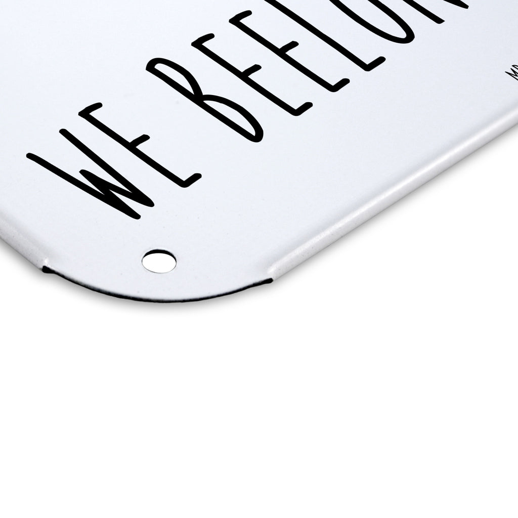 Blechschild Biene Verliebt  Blechschild, Metallschild, Geschenk Schild, Schild, Magnet-Metall-Schild, Deko Schild, Wandschild, Wand-Dekoration, Türschild, Wandschild, Metallschild  Biene, Wespe, Hummel