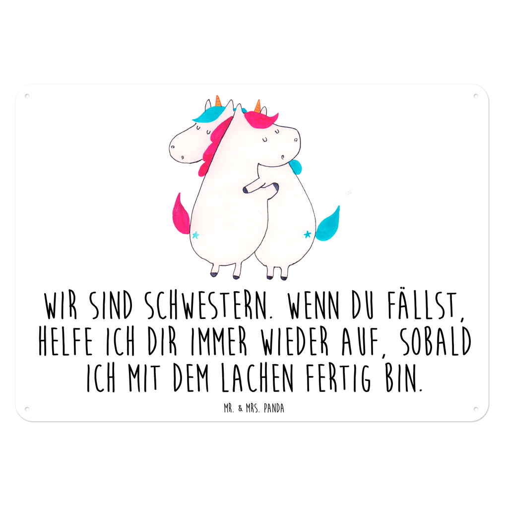 Blechschild Einhörner Umarmen Einhorn, Einhörner, Unicorn, Freundinnen, Freundin, BFF, Schwester, Schwestern, Familie, Geschwister, Sister, Liebe  Blechschild, Metallschild, Geschenk Schild, Schild, Magnet-Metall-Schild, Deko Schild, Wandschild, Wand-Dekoration, Türschild, Wandschild, Metallschild  Einhorn, Einhörner, Einhorn Deko, Pegasus, Unicorn