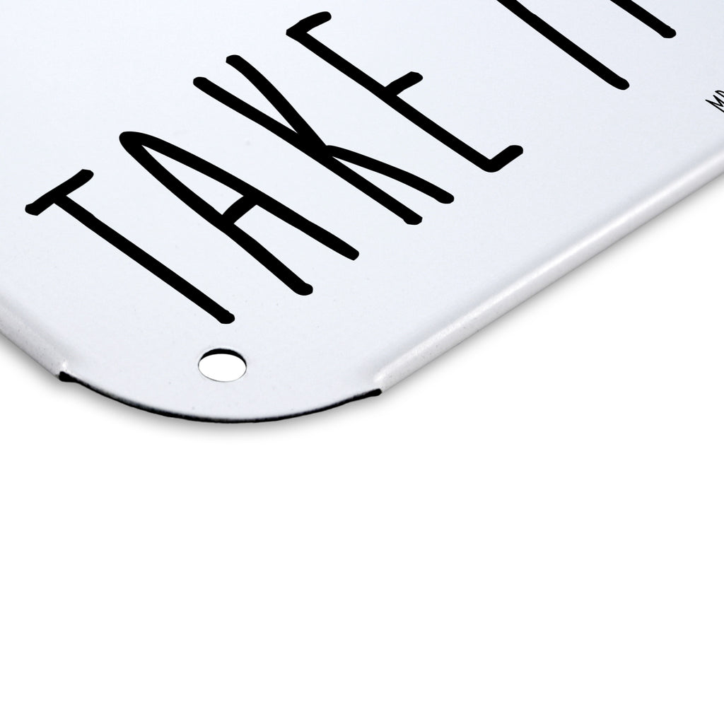 Blechschild Easy & Peasy Take it Easy  Blechschild, Metallschild, Geschenk Schild, Schild, Magnet-Metall-Schild, Deko Schild, Wandschild, Wand-Dekoration, Türschild, Wandschild, Metallschild  