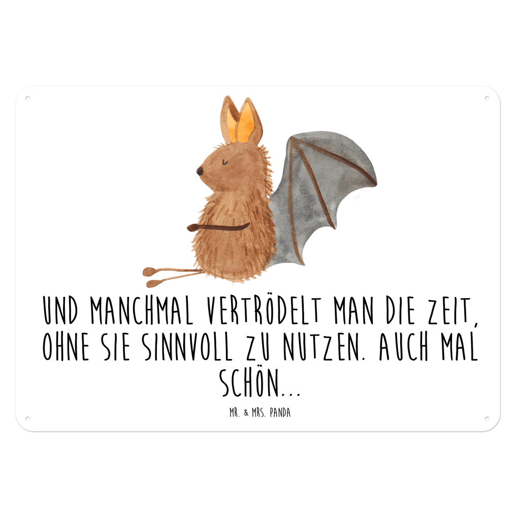 Blechschild Fledermaus sitzend Fledermaus, Fledermäuse, Motivation, entspannen Blechschild, Metallschild, Geschenk Schild, Schild, Magnet-Metall-Schild, Deko Schild, Wandschild, Wand-Dekoration, Türschild, Wandschild, Metallschild  süße Tiermotive, gute Laune, lustige Sprüche, Tiere