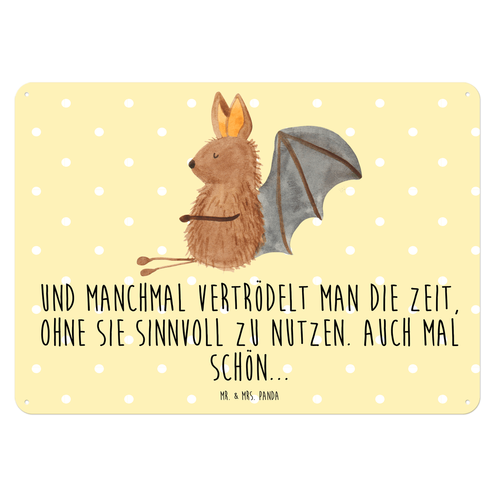 Blechschild Fledermaus sitzend Fledermaus, Fledermäuse, Motivation, entspannen Blechschild, Metallschild, Geschenk Schild, Schild, Magnet-Metall-Schild, Deko Schild, Wandschild, Wand-Dekoration, Türschild, Wandschild, Metallschild  süße Tiermotive, gute Laune, lustige Sprüche, Tiere