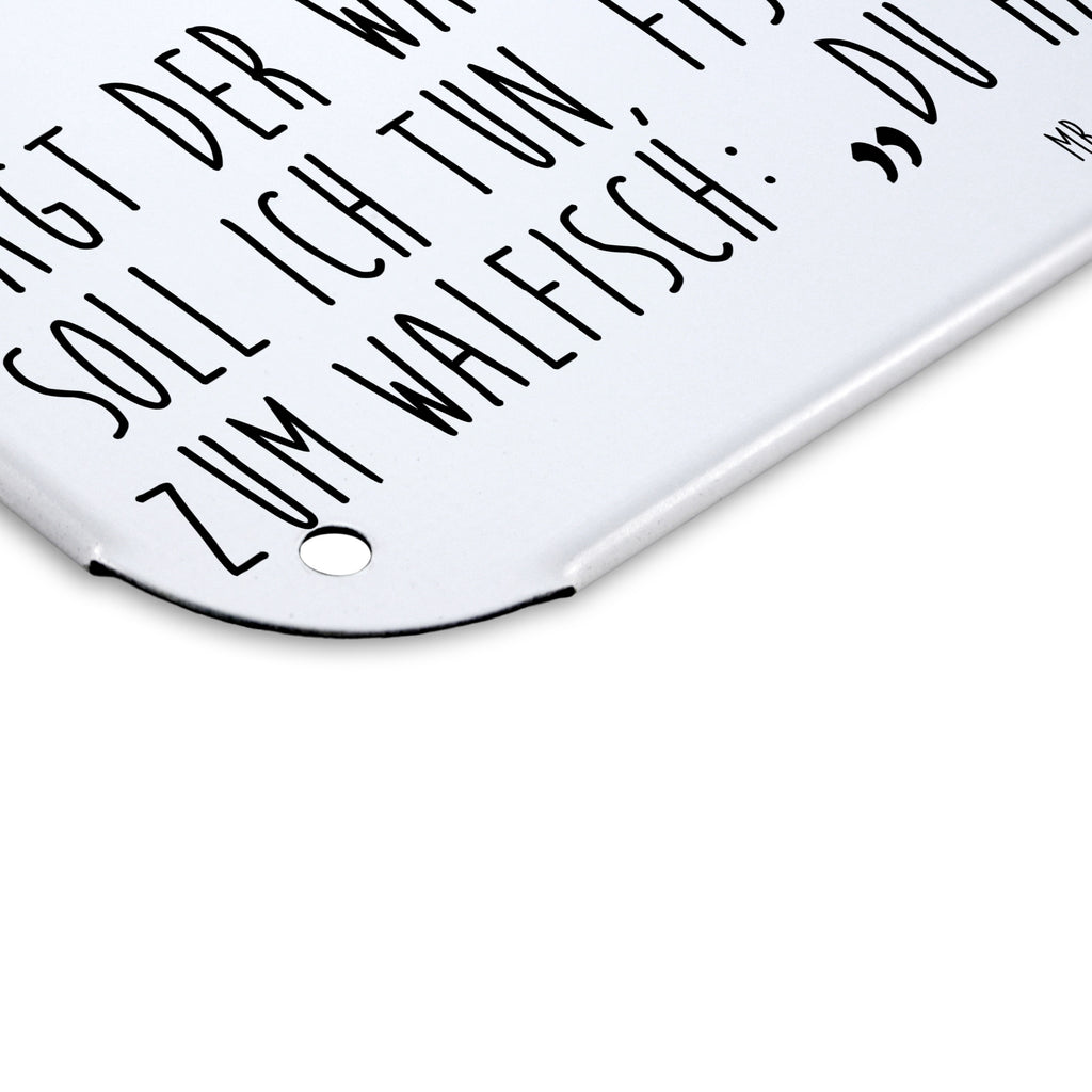 Blechschild Walfisch & Thunfisch Blechschild, Metallschild, Geschenk Schild, Schild, Magnet-Metall-Schild, Deko Schild, Wandschild, Wand-Dekoration, Türschild, Tiermotive, Gute Laune, lustige Sprüche, Tiere, Wal, Wahl, Tunfisch, Wortwitz lustig, Spruch lustig, Flachwitz, Witz, Spruch des Tages, Flachwitz Geschenk