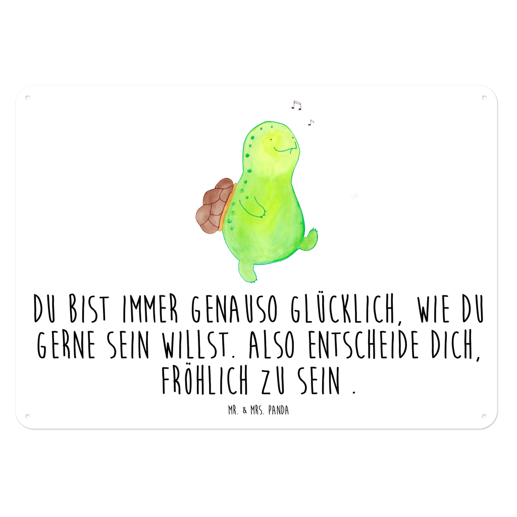 Blechschild Schildkröte pfeift Schildkröte, Schildi, Schildkröten, fröhlich, Glück, Motivation, Lebensfreude, Depression, Trennung, Neuanfang Blechschild, Metallschild, Geschenk Schild, Schild, Magnet-Metall-Schild, Deko Schild, Wandschild, Wand-Dekoration, Türschild, Wandschild, Metallschild  Schildkröte