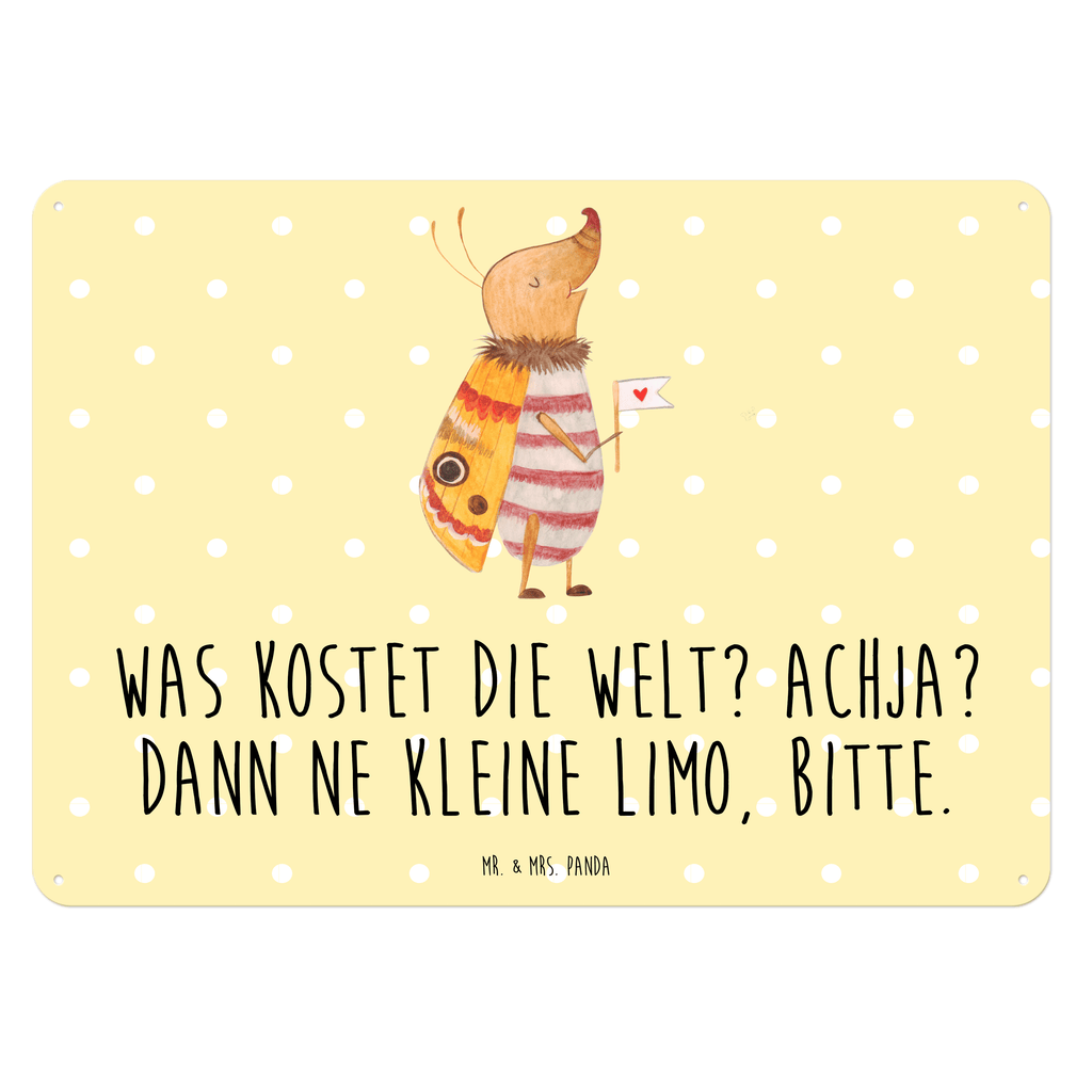 Blechschild Nachtfalter mit Fähnchen Nachtfalter, Käfer, Spruch lustig, Spruch witzig, süß, niedlich, Küche Deko, Was kostet die Welt Blechschild, Metallschild, Geschenk Schild, Schild, Magnet-Metall-Schild, Deko Schild, Wandschild, Wand-Dekoration, Türschild, Wandschild, Metallschild  süße Tiermotive, gute Laune, lustige Sprüche, Tiere