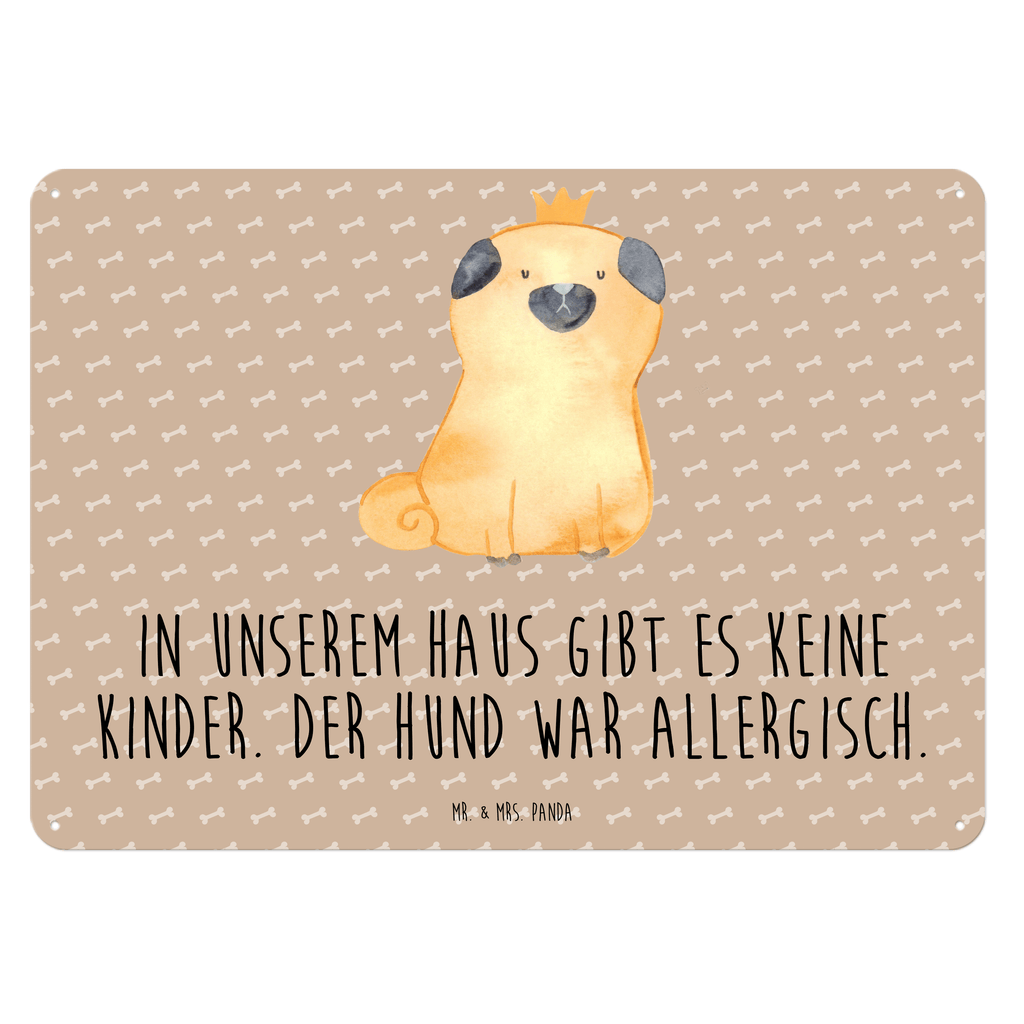 Blechschild Mops Krone Mops, Hund, allergisch, kinderlos, Hausregel, Hundebesitzer. Spruch, lustig Blechschild, Metallschild, Geschenk Schild, Schild, Magnet-Metall-Schild, Deko Schild, Wandschild, Wand-Dekoration, Türschild, Wandschild, Metallschild  Hund, Hundemotiv, Haustier, Hunderasse, Tierliebhaber, Hundebesitzer, Sprüche