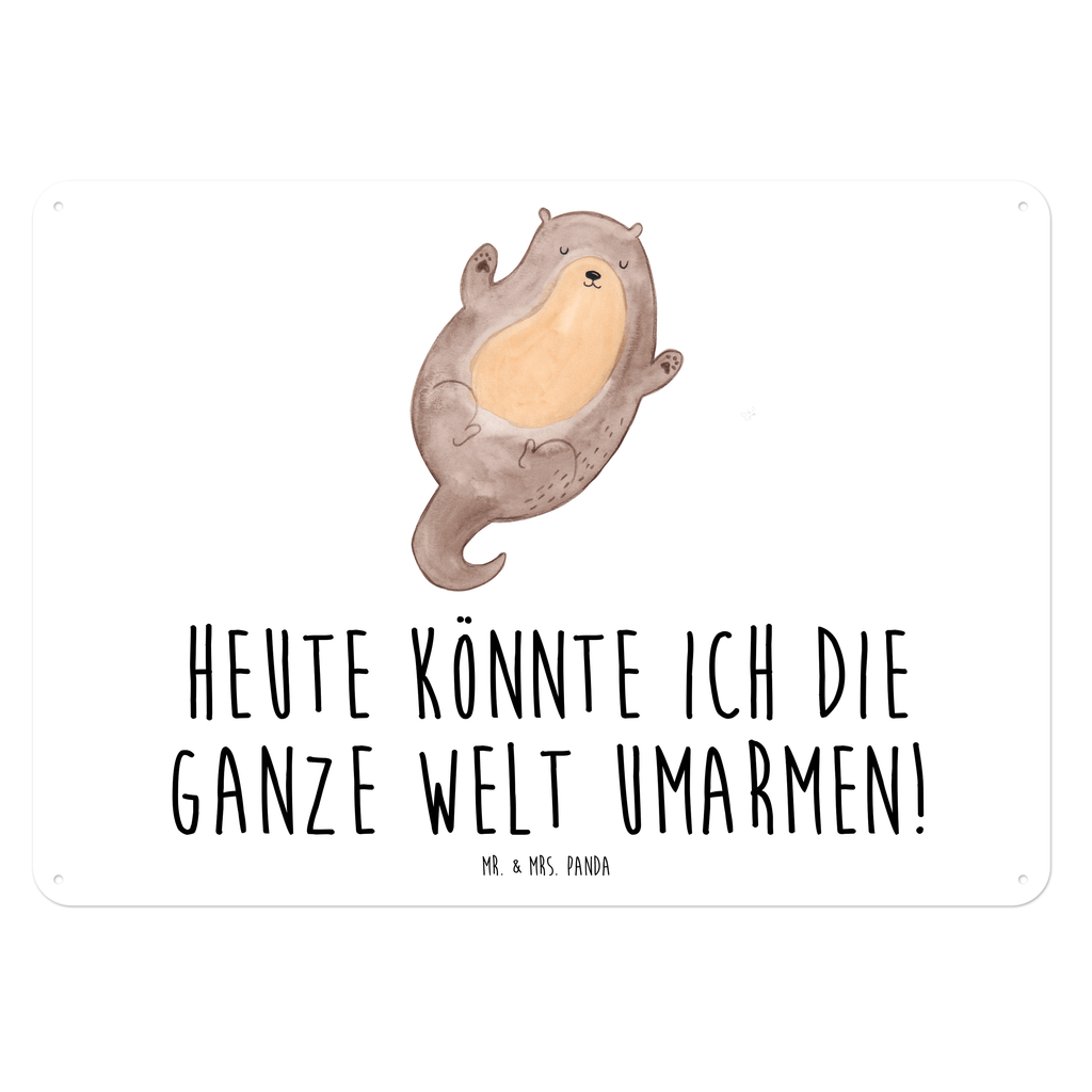 Blechschild Otter Umarmen Otter Seeotter See Otter Blechschild, Metallschild, Geschenk Schild, Schild, Magnet-Metall-Schild, Deko Schild, Wandschild, Wand-Dekoration, Türschild, Wandschild, Metallschild  Otter,  Fischotter,  Seeotter