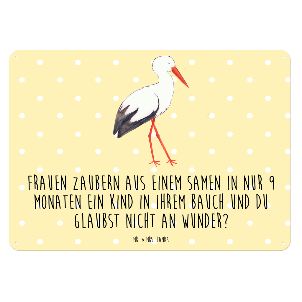 Blechschild Storch Storch, Störche, Schwangerschaft, Geburt, Mutter, Mütter, Mutter werden, Schwanger, Babybauch, Baby	 Blechschild, Metallschild, Geschenk Schild, Schild, Magnet-Metall-Schild, Deko Schild, Wandschild, Wand-Dekoration, Türschild, Wandschild, Metallschild  süße Tiermotive, gute Laune, lustige Sprüche, Tiere