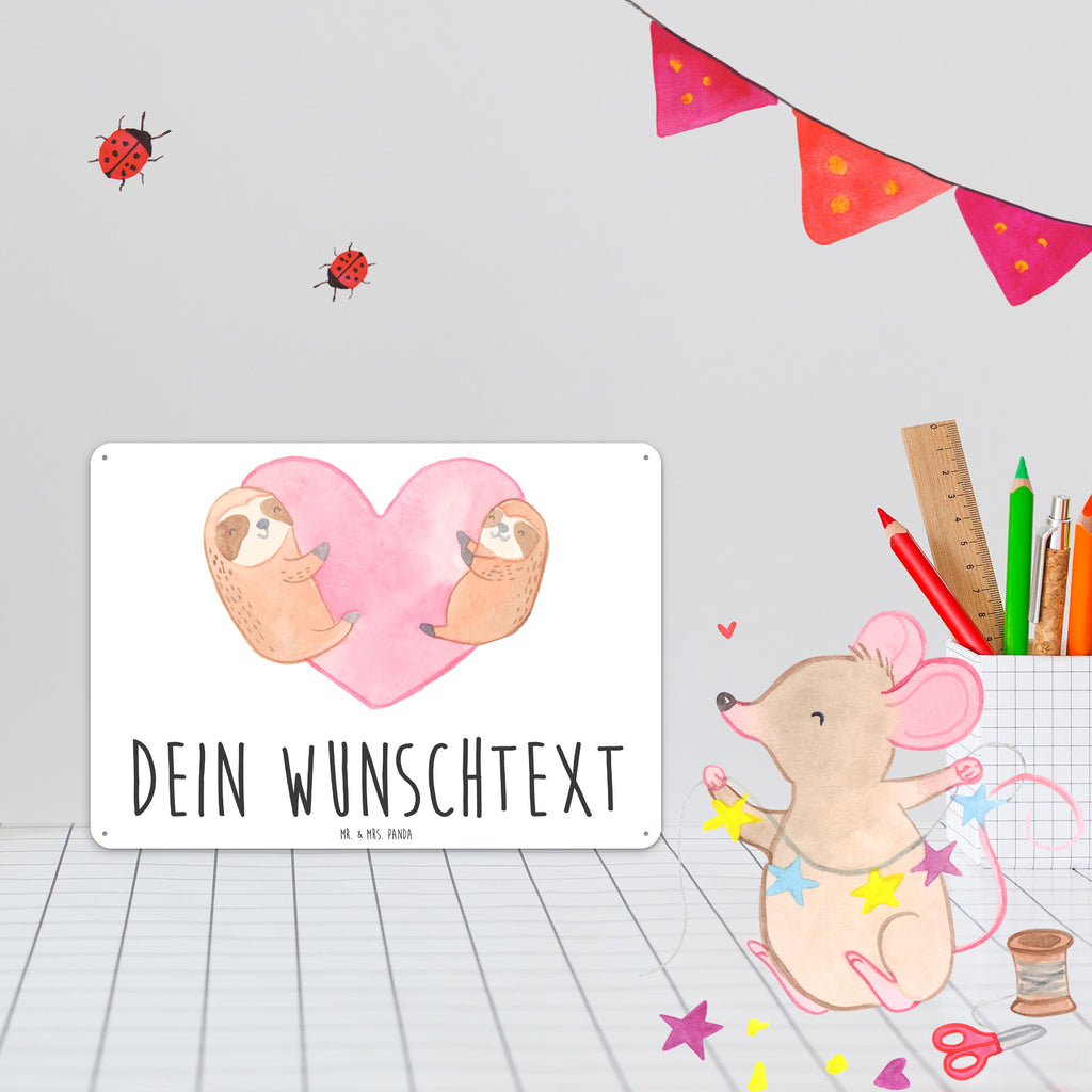 Personalisiertes Blechschild Faultiere Herz Blechschild, Metallschild, Geschenk Schild, Schild, Magnet-Metall-Schild, Deko Schild, Wandschild, Wand-Dekoration, Türschild, Liebe, Partner, Freund, Freundin, Ehemann, Ehefrau, Heiraten, Verlobung, Heiratsantrag, Liebesgeschenk, Jahrestag, Hocheitstag, Valentinstag, Geschenk für Frauen, Hochzeitstag, Mitbringsel, Geschenk für Freundin, Geschenk für Partner, Liebesbeweis, für Männer, für Ehemann