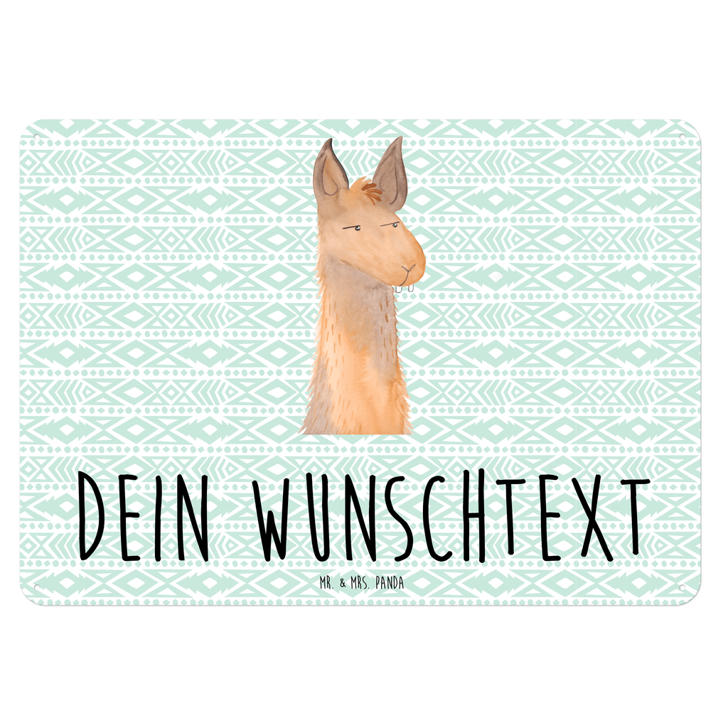 Personalisiertes Blechschild Lamakopf genervt Blechschild, Metallschild, Geschenk Schild, Schild, Magnet-Metall-Schild, Deko Schild, Wandschild, Wand-Dekoration, Türschild, Lama, Alpaka, Lamas, Recht haben, genervt sein, Freundin, beste Freundin, Partnerin, Büro, Büroalltag, Chef, Chefin, Azubi