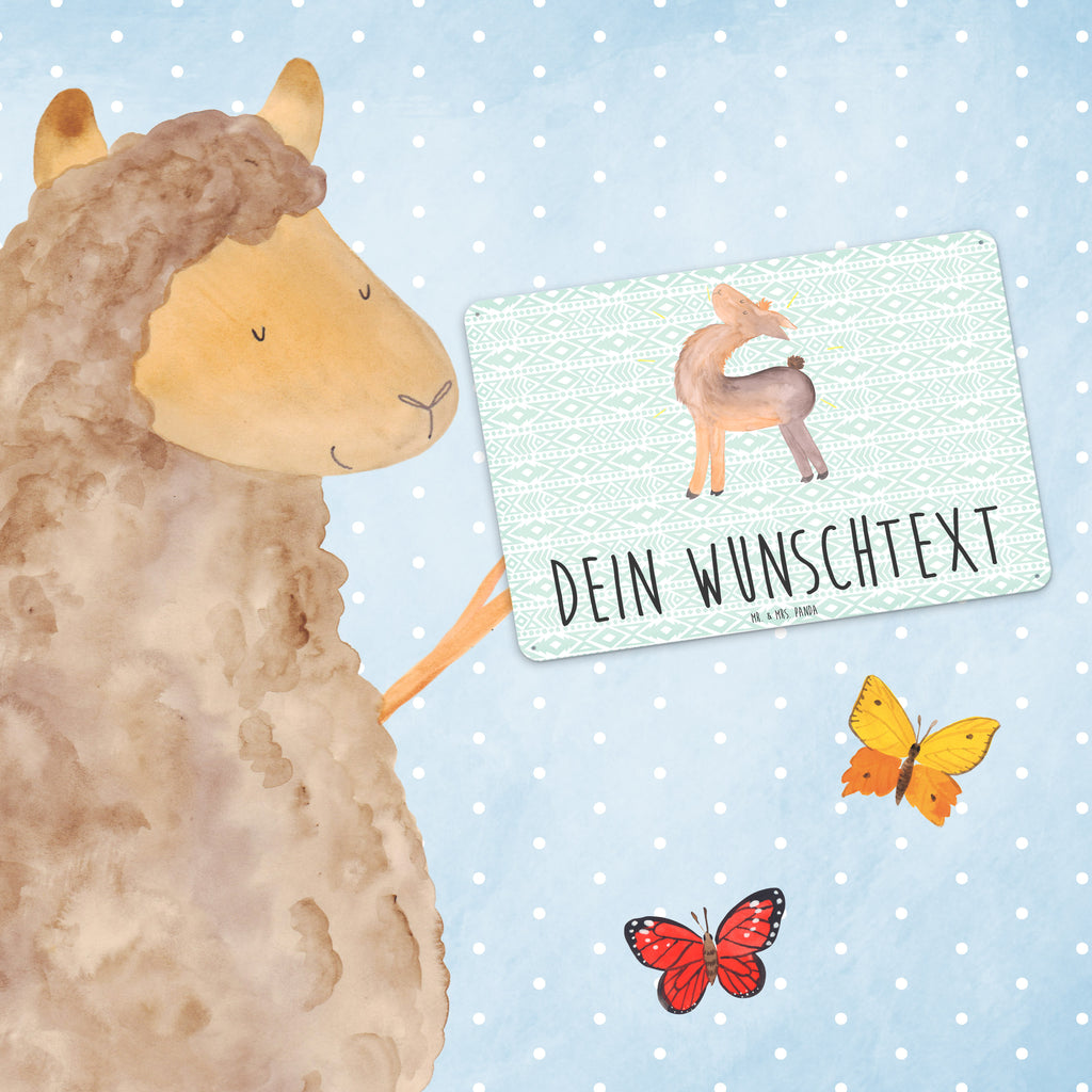 Personalisiertes Blechschild Lama stolz Blechschild, Metallschild, Geschenk Schild, Schild, Magnet-Metall-Schild, Deko Schild, Wandschild, Wand-Dekoration, Türschild, Lama, Alpaka, Lamas, Außenseiter, Anders, Neustart, stolz, Hippie, Freundin, Freundinnen, beste Freundin, Kumpel, Familie, Family