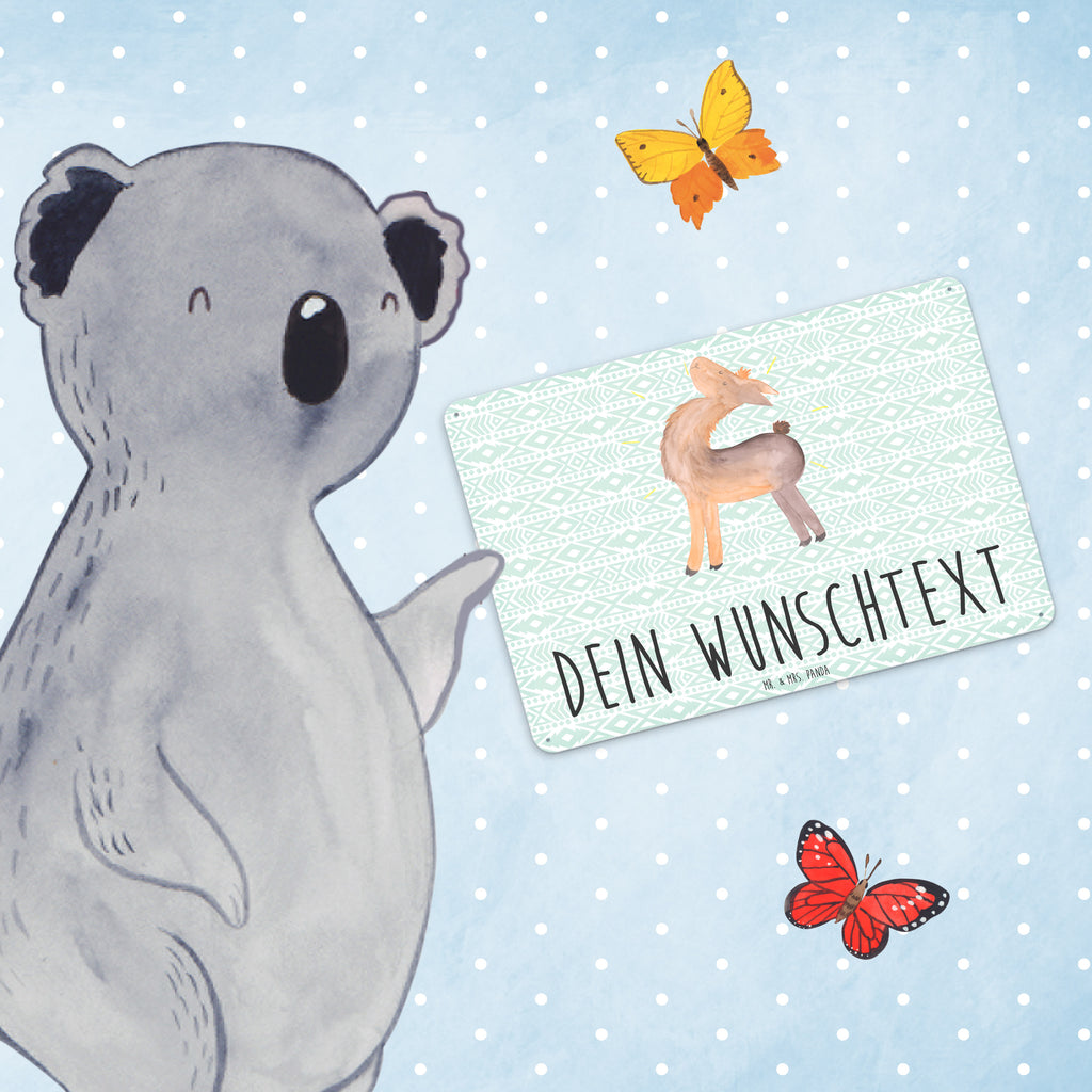 Personalisiertes Blechschild Lama stolz Blechschild, Metallschild, Geschenk Schild, Schild, Magnet-Metall-Schild, Deko Schild, Wandschild, Wand-Dekoration, Türschild, Lama, Alpaka, Lamas, Außenseiter, Anders, Neustart, stolz, Hippie, Freundin, Freundinnen, beste Freundin, Kumpel, Familie, Family