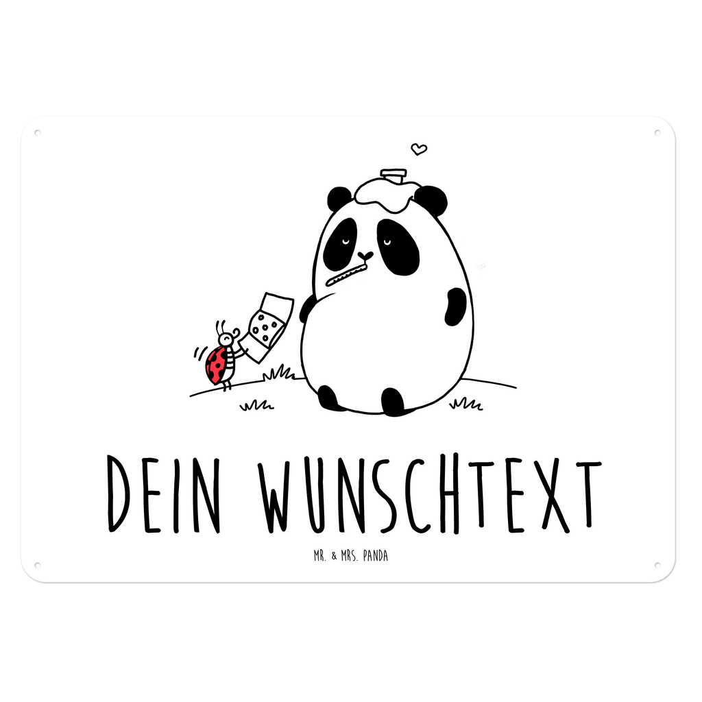 Personalisiertes Blechschild Easy & Peasy Gute Besserung  Blechschild, Metallschild, Geschenk Schild, Schild, Magnet-Metall-Schild, Deko Schild, Wandschild, Wand-Dekoration, Türschild, Wandschild, Metallschild  