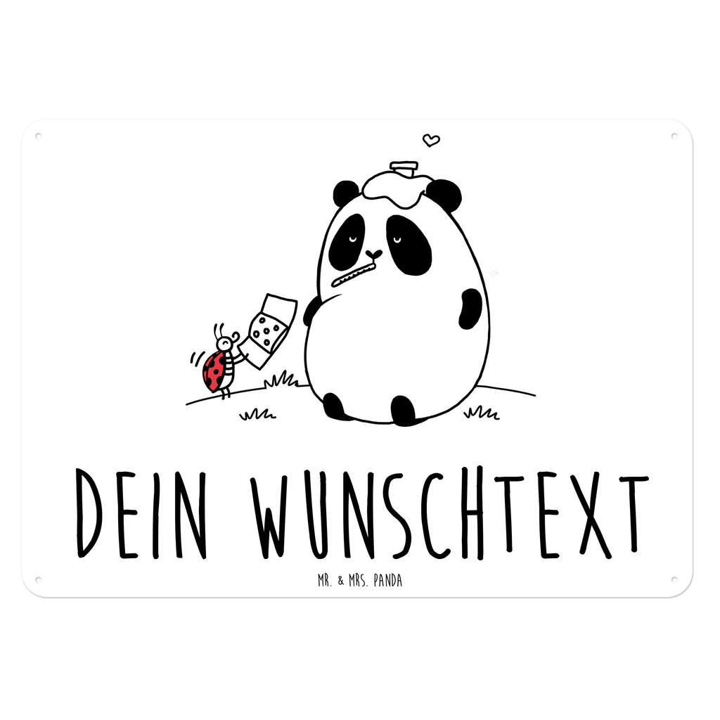 Personalisiertes Blechschild Easy & Peasy Gute Besserung  Blechschild, Metallschild, Geschenk Schild, Schild, Magnet-Metall-Schild, Deko Schild, Wandschild, Wand-Dekoration, Türschild, Wandschild, Metallschild  