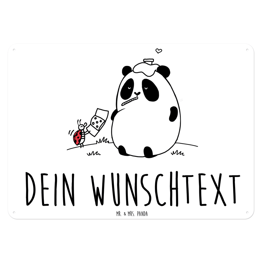 Personalisiertes Blechschild Easy & Peasy Gute Besserung  Blechschild, Metallschild, Geschenk Schild, Schild, Magnet-Metall-Schild, Deko Schild, Wandschild, Wand-Dekoration, Türschild, Wandschild, Metallschild  