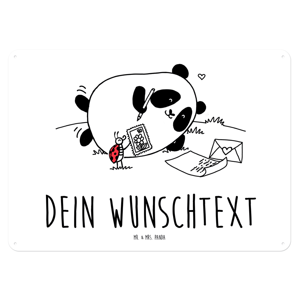 Personalisiertes Blechschild Easy & Peasy Vermissen
