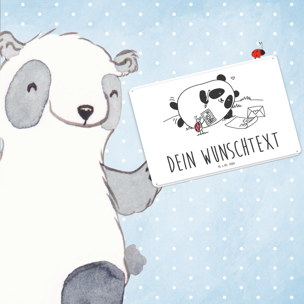 Personalisiertes Blechschild Easy & Peasy Vermissen