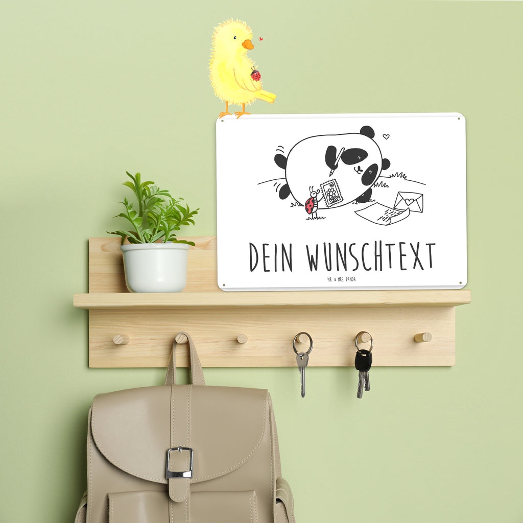 Personalisiertes Blechschild Easy & Peasy Vermissen