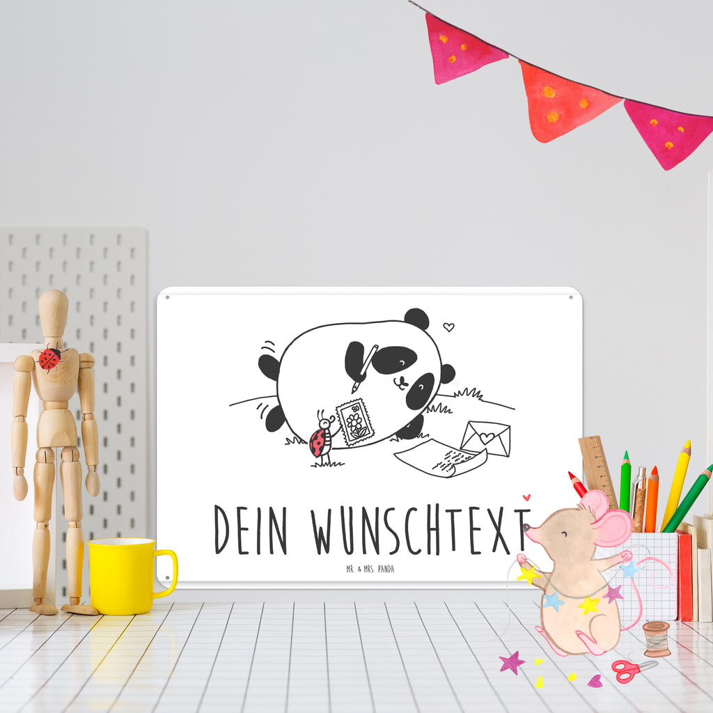 Personalisiertes Blechschild Easy & Peasy Vermissen