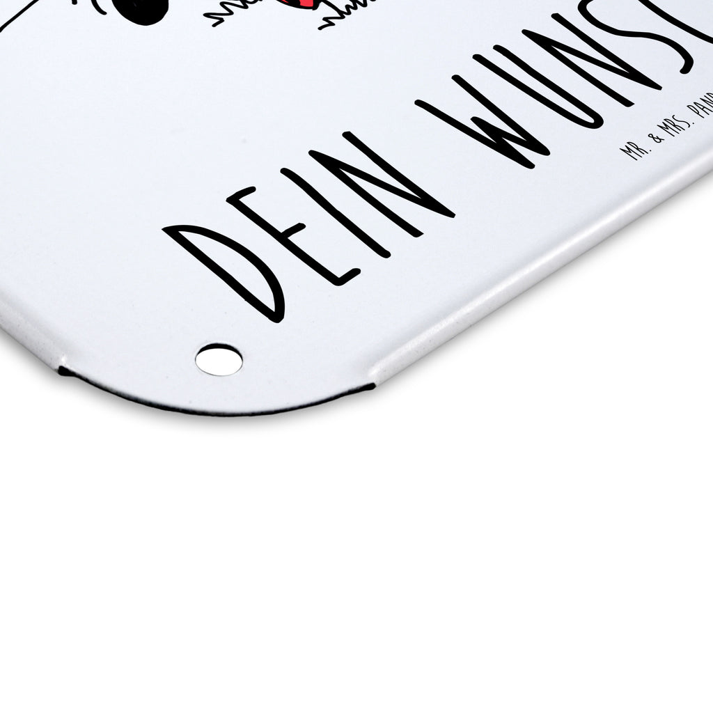 Personalisiertes Blechschild Easy & Peasy Vermissen