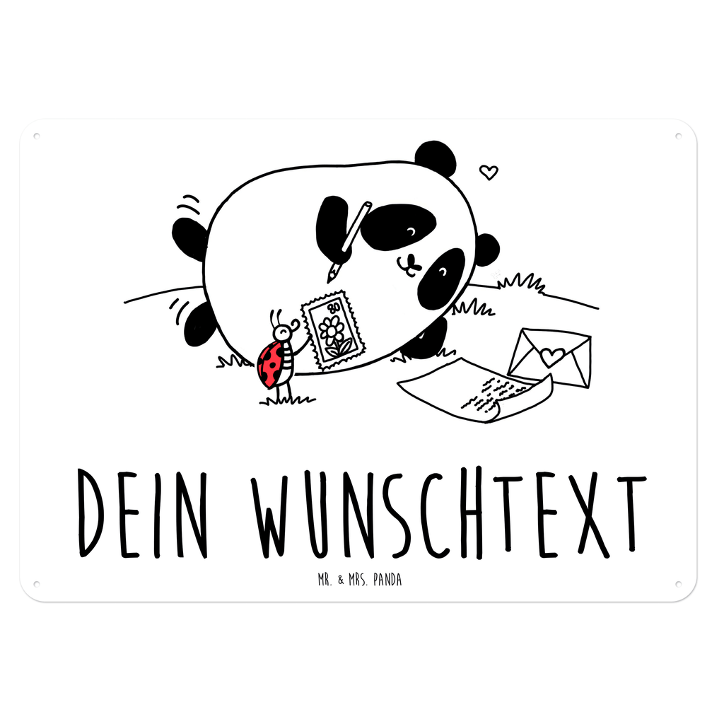 Personalisiertes Blechschild Easy & Peasy Vermissen