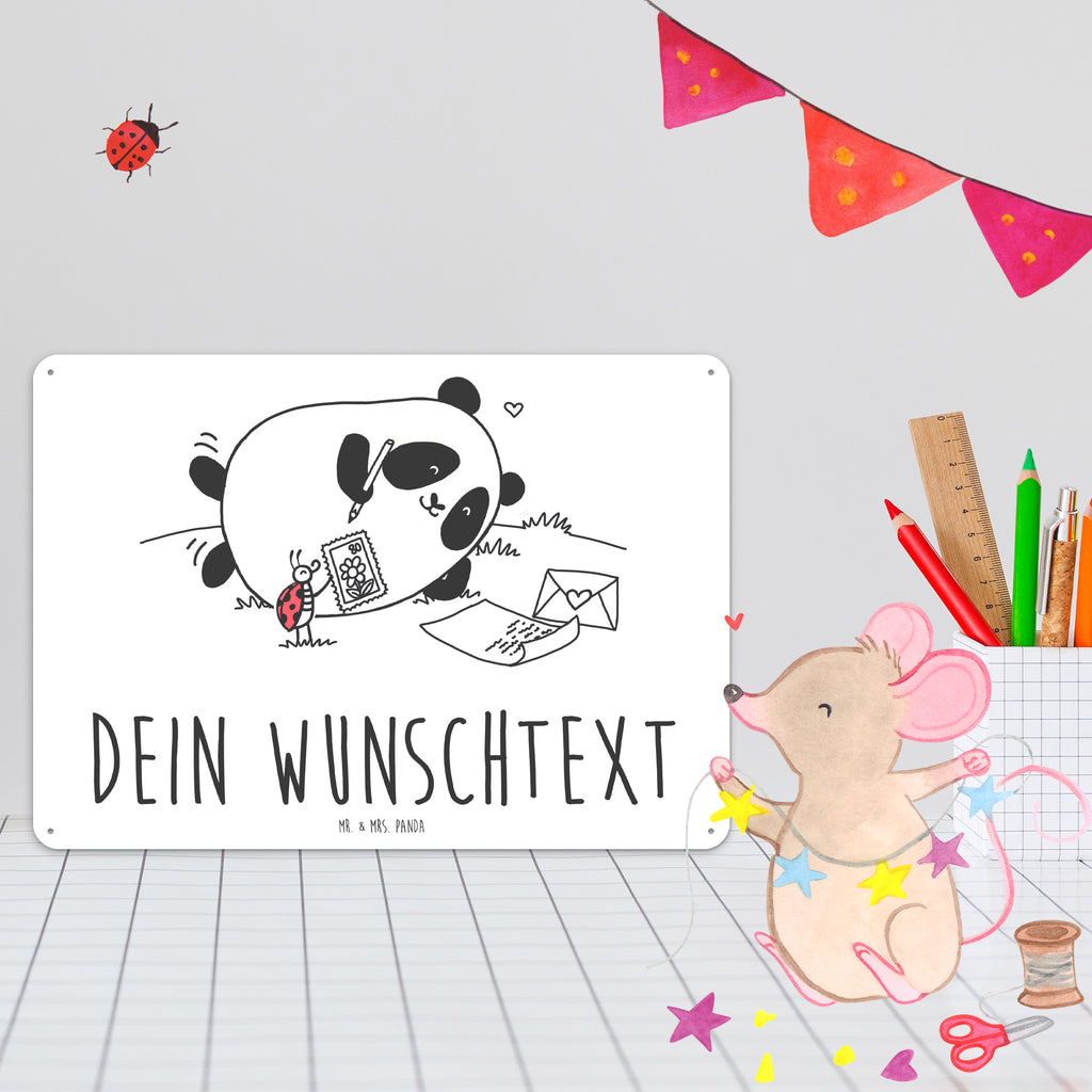 Personalisiertes Blechschild Easy & Peasy Vermissen