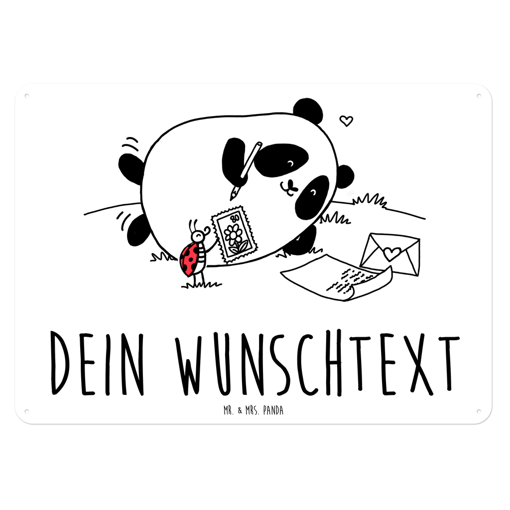 Personalisiertes Blechschild Easy & Peasy Vermissen