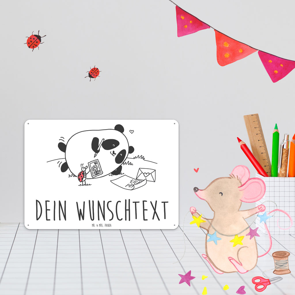 Personalisiertes Blechschild Easy & Peasy Vermissen