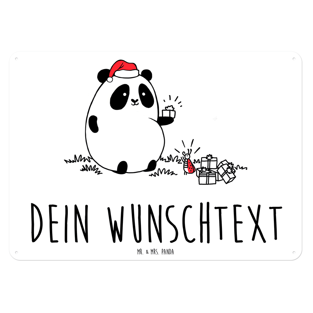 Personalisiertes Blechschild Easy & Peasy Weihnachtsgeschenk