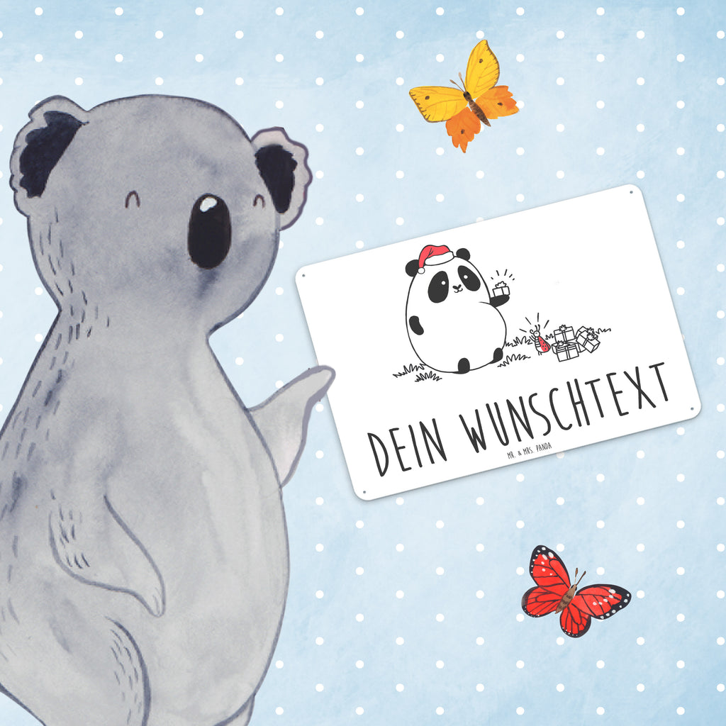 Personalisiertes Blechschild Easy & Peasy Weihnachtsgeschenk