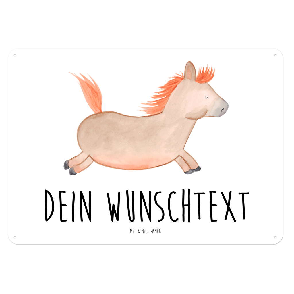 Personalisiertes Blechschild Pferd springt Blechschild, Metallschild, Geschenk Schild, Schild, Magnet-Metall-Schild, Deko Schild, Wandschild, Wand-Dekoration, Türschild, Bauernhof, Hoftiere, Landwirt, Landwirtin, Pferd, Pony, Pferde, Stall, Pferdestall, ausreiten, reiten, Pferdebesitzer