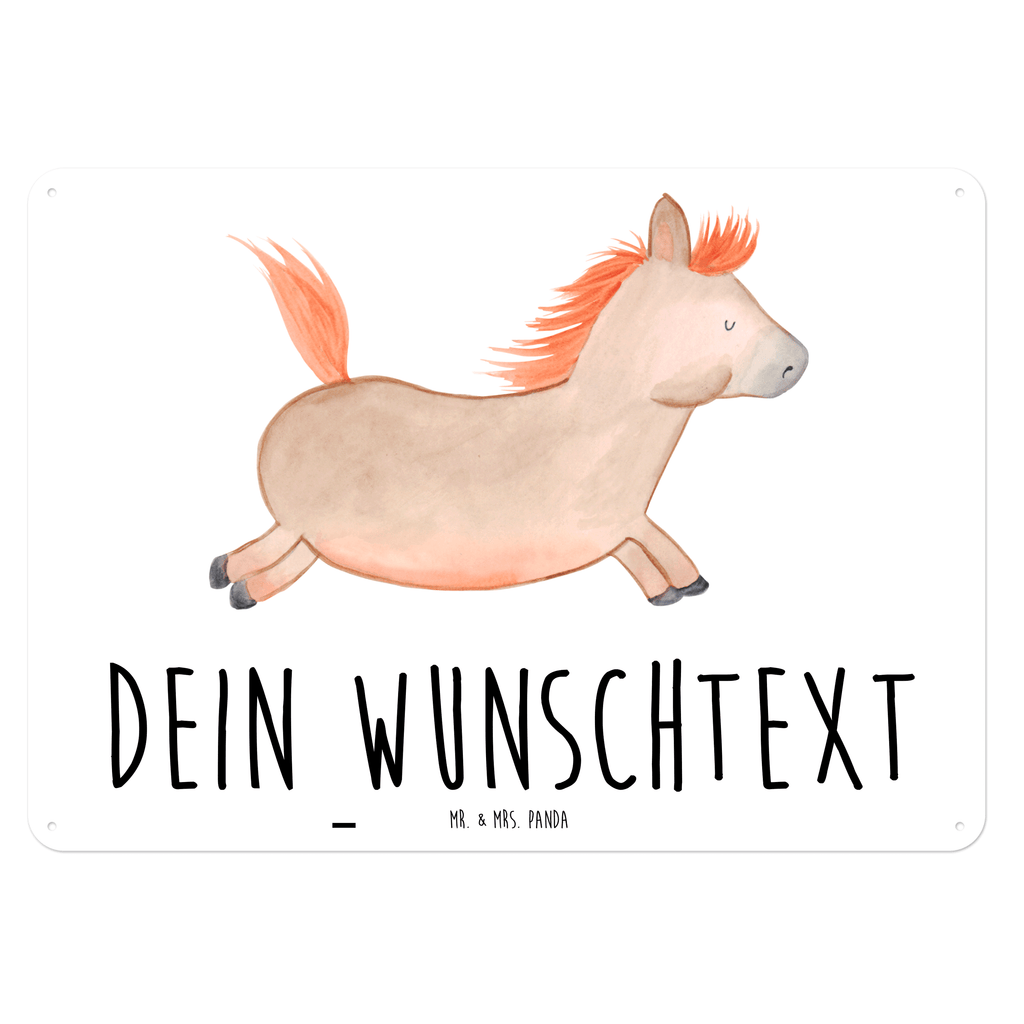 Personalisiertes Blechschild Pferd springt Blechschild, Metallschild, Geschenk Schild, Schild, Magnet-Metall-Schild, Deko Schild, Wandschild, Wand-Dekoration, Türschild, Bauernhof, Hoftiere, Landwirt, Landwirtin, Pferd, Pony, Pferde, Stall, Pferdestall, ausreiten, reiten, Pferdebesitzer