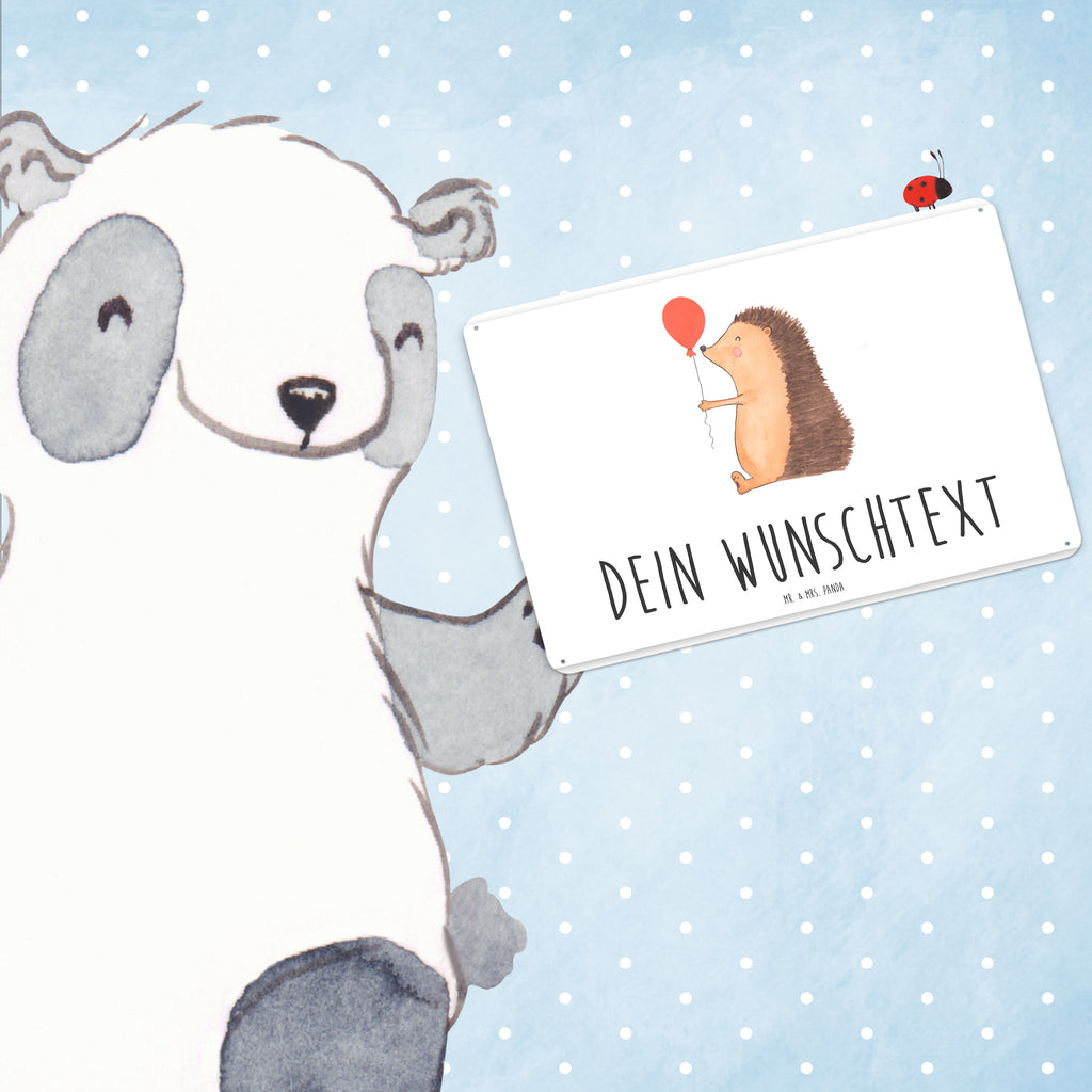Personalisiertes Blechschild Igel mit Luftballon Blechschild, Metallschild, Geschenk Schild, Schild, Magnet-Metall-Schild, Deko Schild, Wandschild, Wand-Dekoration, Türschild, Tiermotive, Gute Laune, lustige Sprüche, Tiere, Igel, Geburtstag, Herzlichen Glückwunsch, Glückwunsch, Geburtstagskind, Ballon, Happy Birthday