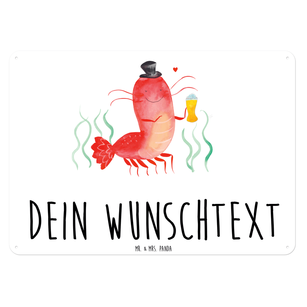 Personalisiertes Blechschild Hummer mit Weizen Blechschild, Metallschild, Geschenk Schild, Schild, Magnet-Metall-Schild, Deko Schild, Wandschild, Wand-Dekoration, Türschild, Meerestiere, Meer, Urlaub, Garnele, Garnelen, Bier, Kochen, Männerhaushalt, Junggeselle, Junggesellin, Bierliebhaber, Kneipe, Gasthaus, Wirtschaft