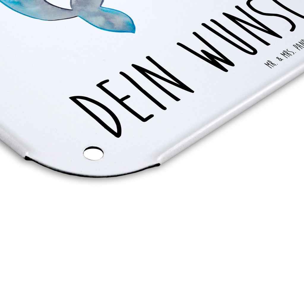 Personalisiertes Blechschild Narwal Blechschild, Metallschild, Geschenk Schild, Schild, Magnet-Metall-Schild, Deko Schild, Wandschild, Wand-Dekoration, Türschild, Meerestiere, Meer, Urlaub, Narwal, Wal, Putzen, Hausfrau, Junggesellin, aufräumen, Kinderzimmer