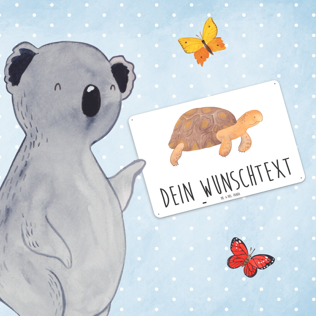 Personalisiertes Blechschild Schildkröte marschiert Blechschild, Metallschild, Geschenk Schild, Schild, Magnet-Metall-Schild, Deko Schild, Wandschild, Wand-Dekoration, Türschild, Meerestiere, Meer, Urlaub, Schildkröte, Schildkröten, get lost, Abenteuer, Reiselust, Inspiration, Neustart, Motivation, Lieblingsmensch