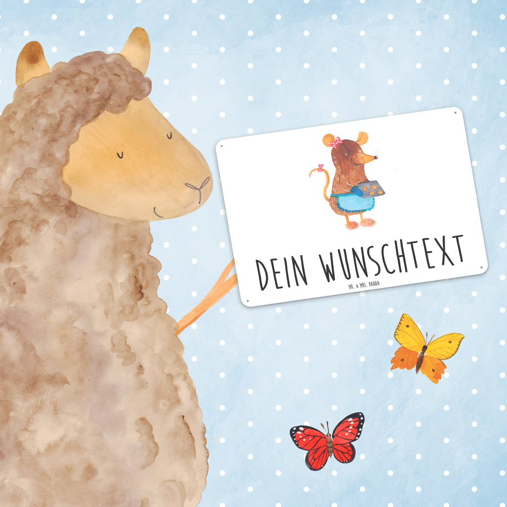 Personalisiertes Blechschild Maus Kekse Blechschild, Metallschild, Geschenk Schild, Schild, Magnet-Metall-Schild, Deko Schild, Wandschild, Wand-Dekoration, Türschild, Winter, Weihnachten, Weihnachtsdeko, Nikolaus, Advent, Heiligabend, Wintermotiv, Maus, Kekse, backen, Weihnachtskekse, Plätzchen, Weihnachtsbäckerei, Chaosqueen