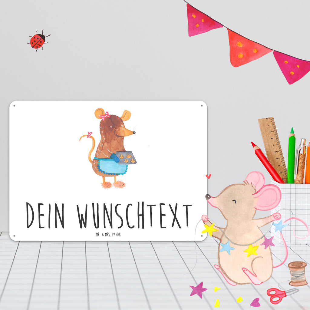 Personalisiertes Blechschild Maus Kekse Blechschild, Metallschild, Geschenk Schild, Schild, Magnet-Metall-Schild, Deko Schild, Wandschild, Wand-Dekoration, Türschild, Winter, Weihnachten, Weihnachtsdeko, Nikolaus, Advent, Heiligabend, Wintermotiv, Maus, Kekse, backen, Weihnachtskekse, Plätzchen, Weihnachtsbäckerei, Chaosqueen