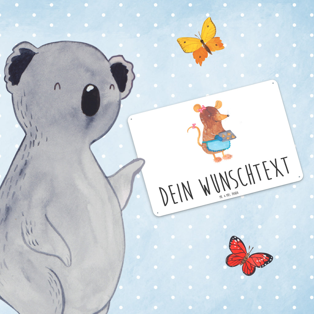Personalisiertes Blechschild Maus Kekse Blechschild, Metallschild, Geschenk Schild, Schild, Magnet-Metall-Schild, Deko Schild, Wandschild, Wand-Dekoration, Türschild, Winter, Weihnachten, Weihnachtsdeko, Nikolaus, Advent, Heiligabend, Wintermotiv, Maus, Kekse, backen, Weihnachtskekse, Plätzchen, Weihnachtsbäckerei, Chaosqueen