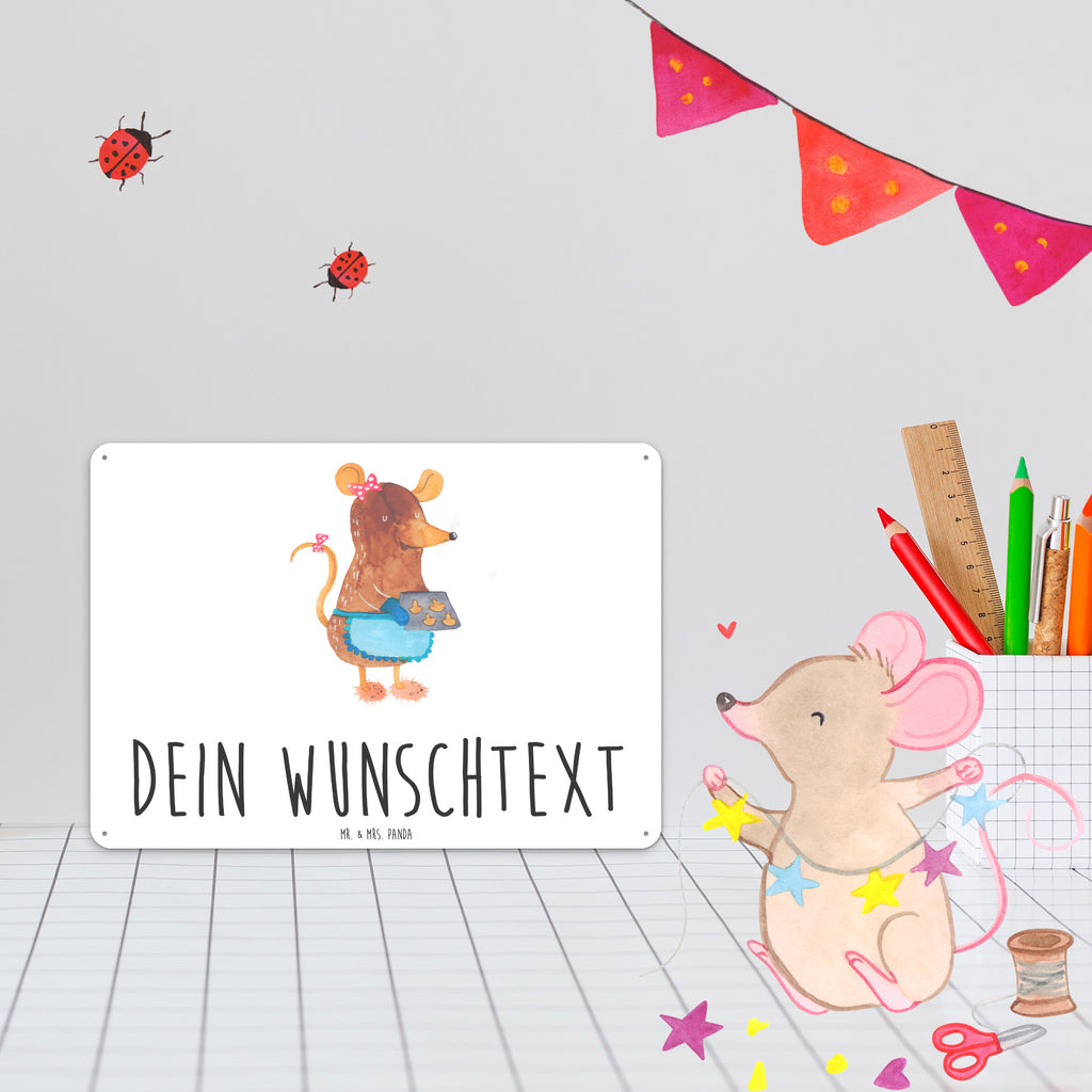 Personalisiertes Blechschild Maus Kekse Blechschild, Metallschild, Geschenk Schild, Schild, Magnet-Metall-Schild, Deko Schild, Wandschild, Wand-Dekoration, Türschild, Winter, Weihnachten, Weihnachtsdeko, Nikolaus, Advent, Heiligabend, Wintermotiv, Maus, Kekse, backen, Weihnachtskekse, Plätzchen, Weihnachtsbäckerei, Chaosqueen