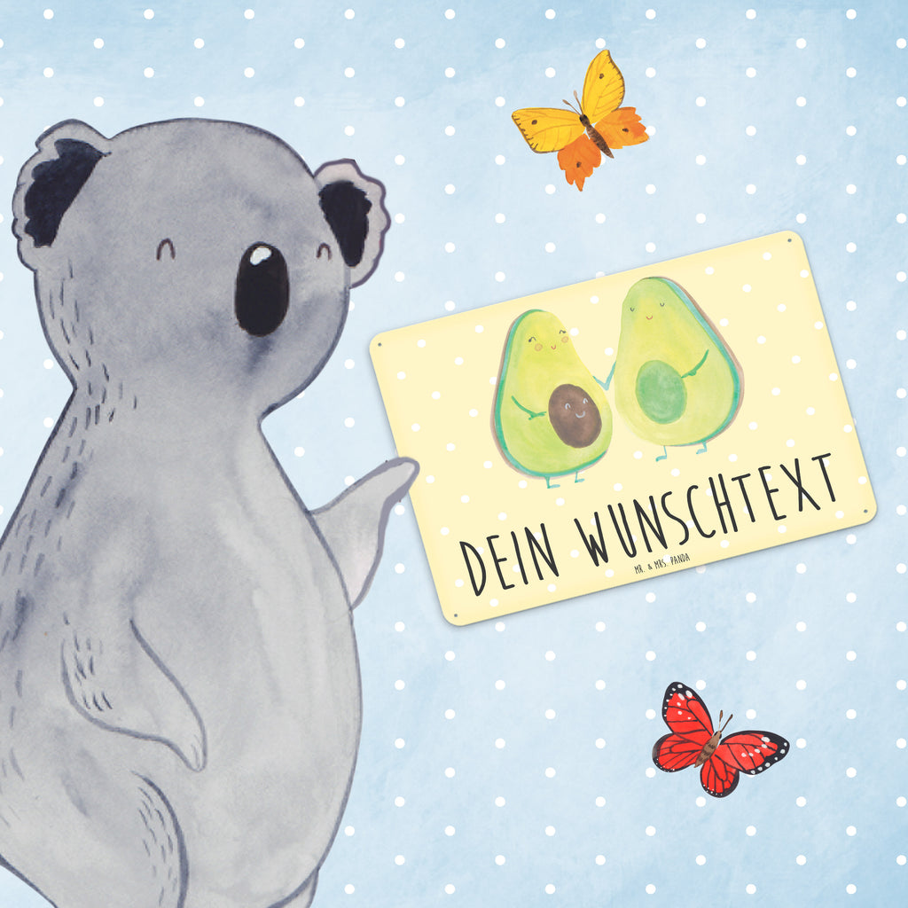 Personalisiertes Blechschild Avocado Pärchen Blechschild, Metallschild, Geschenk Schild, Schild, Magnet-Metall-Schild, Deko Schild, Wandschild, Wand-Dekoration, Türschild, Avocado, Veggie, Vegan, Gesund, Avocuddle, Liebe, Schwangerschaft, Familie, Babyshower, Babyparty, Hochzeit, Kinder, Avocados, Geburt