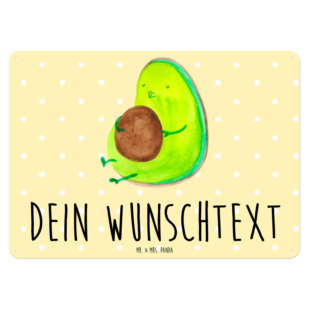 Personalisiertes Blechschild Avocado pfeift Blechschild, Metallschild, Geschenk Schild, Schild, Magnet-Metall-Schild, Deko Schild, Wandschild, Wand-Dekoration, Türschild, Avocado, Veggie, Vegan, Gesund, Diät, Abnehmen, Ernährung, dick sein, Pummelfee