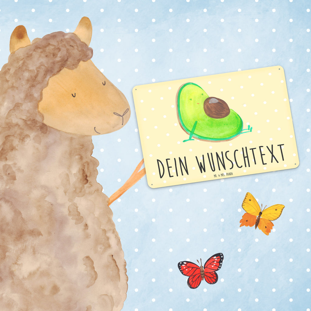 Personalisiertes Blechschild Avocado schwanger Blechschild, Metallschild, Geschenk Schild, Schild, Magnet-Metall-Schild, Deko Schild, Wandschild, Wand-Dekoration, Türschild, Avocado, Veggie, Vegan, Gesund, schwanger, Schwangerschaft, Babyparty, Babyshower