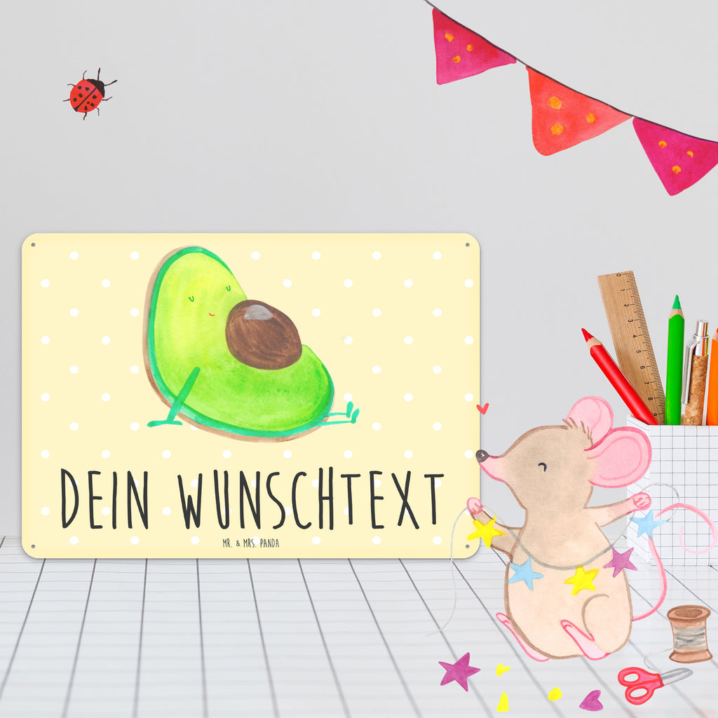 Personalisiertes Blechschild Avocado schwanger Blechschild, Metallschild, Geschenk Schild, Schild, Magnet-Metall-Schild, Deko Schild, Wandschild, Wand-Dekoration, Türschild, Avocado, Veggie, Vegan, Gesund, schwanger, Schwangerschaft, Babyparty, Babyshower