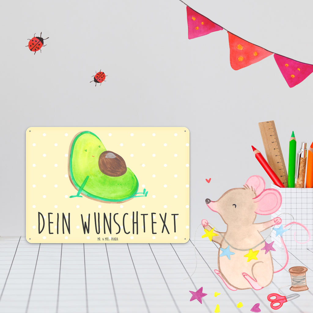 Personalisiertes Blechschild Avocado schwanger Blechschild, Metallschild, Geschenk Schild, Schild, Magnet-Metall-Schild, Deko Schild, Wandschild, Wand-Dekoration, Türschild, Avocado, Veggie, Vegan, Gesund, schwanger, Schwangerschaft, Babyparty, Babyshower