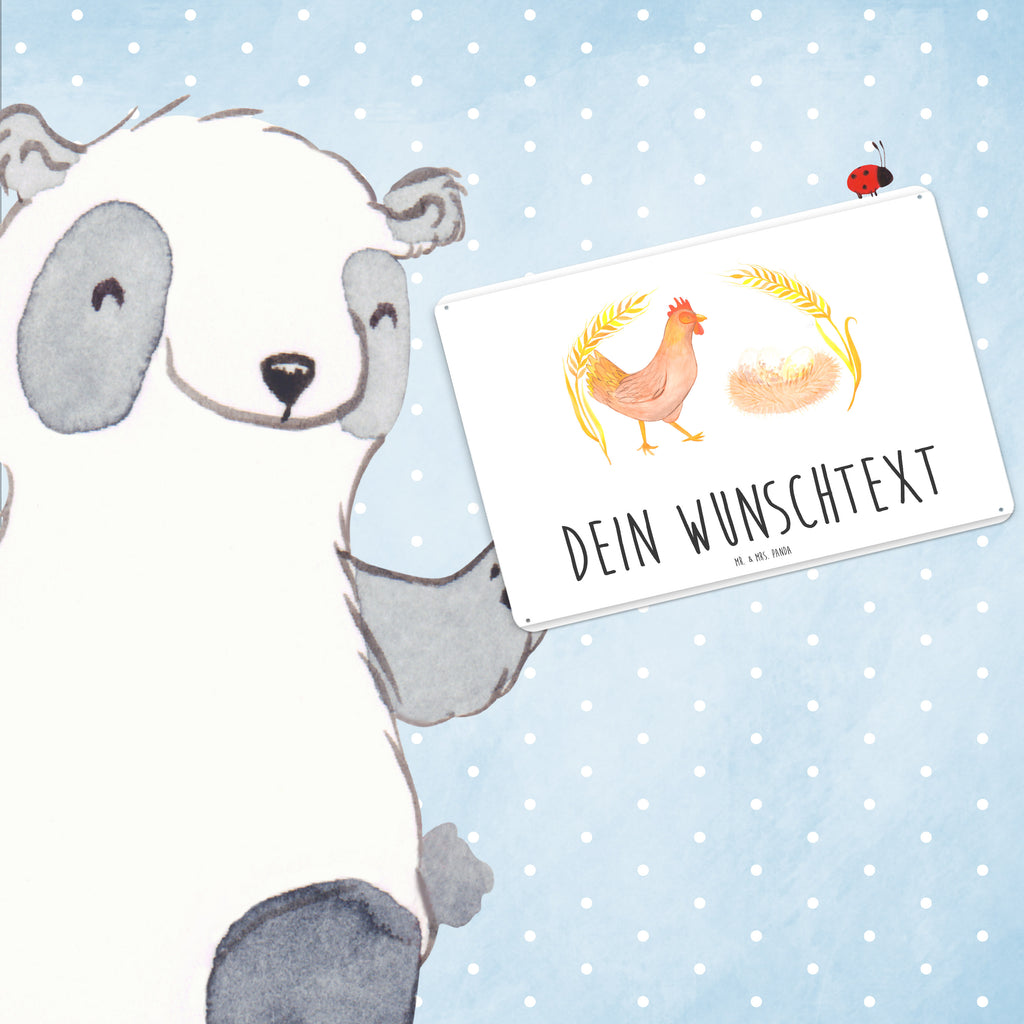 Personalisiertes Blechschild Huhn stolz Blechschild, Metallschild, Geschenk Schild, Schild, Magnet-Metall-Schild, Deko Schild, Wandschild, Wand-Dekoration, Türschild, Bauernhof, Hoftiere, Landwirt, Landwirtin, Hahn, Henne, Hühner, Eier, Hof, Landleben, Motivation, Geburt, Magie, Spruch, Schwangerschaft