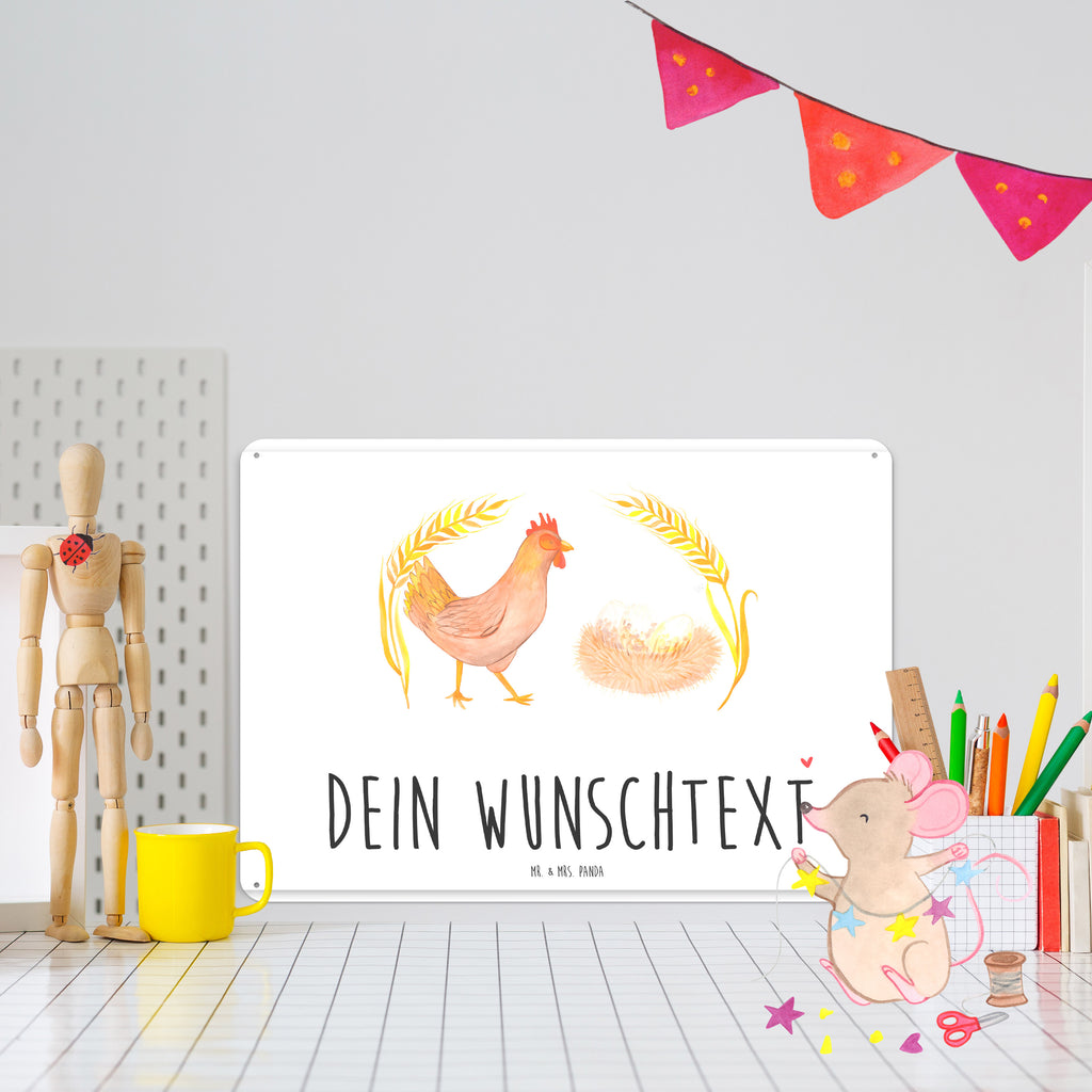 Personalisiertes Blechschild Huhn stolz Blechschild, Metallschild, Geschenk Schild, Schild, Magnet-Metall-Schild, Deko Schild, Wandschild, Wand-Dekoration, Türschild, Bauernhof, Hoftiere, Landwirt, Landwirtin, Hahn, Henne, Hühner, Eier, Hof, Landleben, Motivation, Geburt, Magie, Spruch, Schwangerschaft