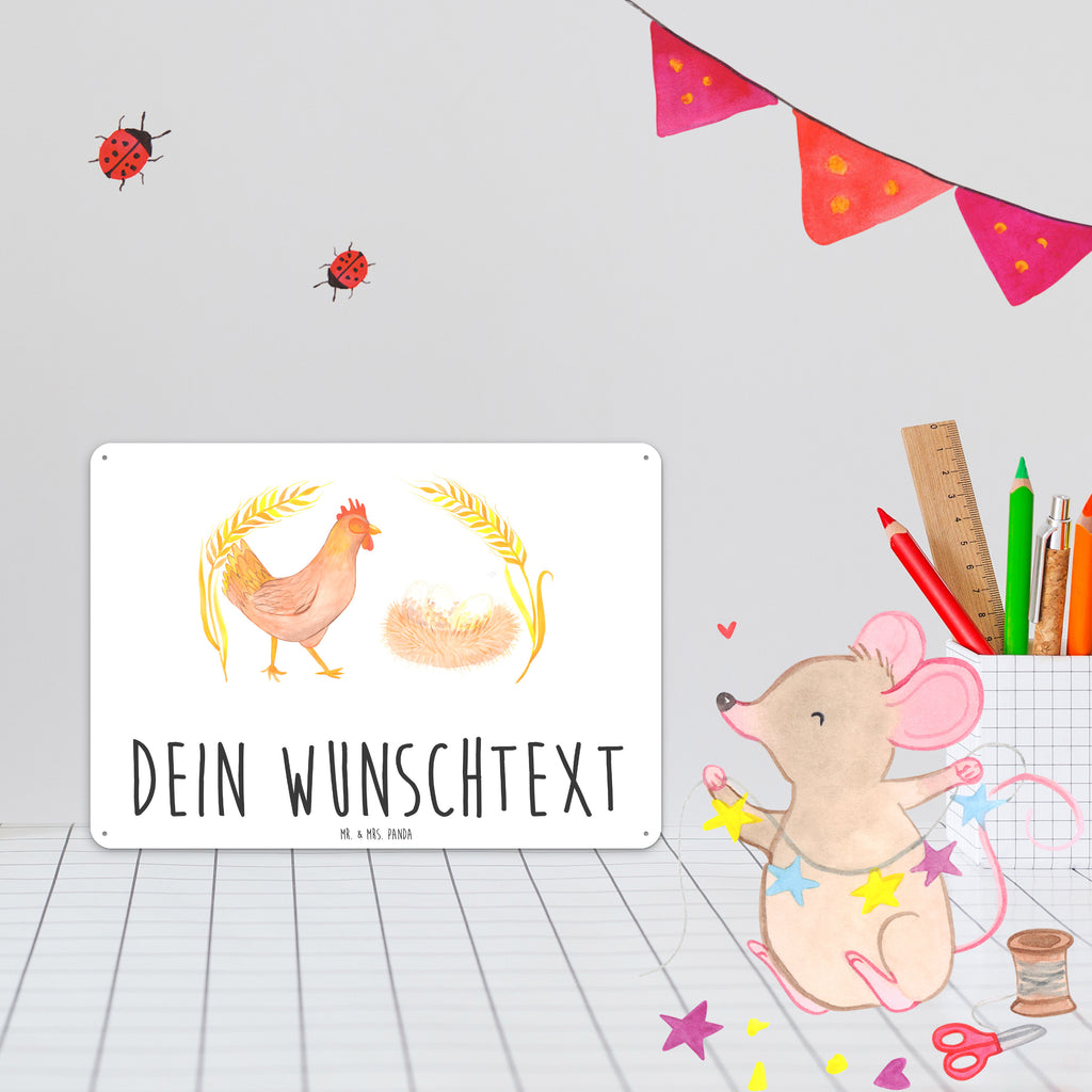 Personalisiertes Blechschild Huhn stolz Blechschild, Metallschild, Geschenk Schild, Schild, Magnet-Metall-Schild, Deko Schild, Wandschild, Wand-Dekoration, Türschild, Bauernhof, Hoftiere, Landwirt, Landwirtin, Hahn, Henne, Hühner, Eier, Hof, Landleben, Motivation, Geburt, Magie, Spruch, Schwangerschaft