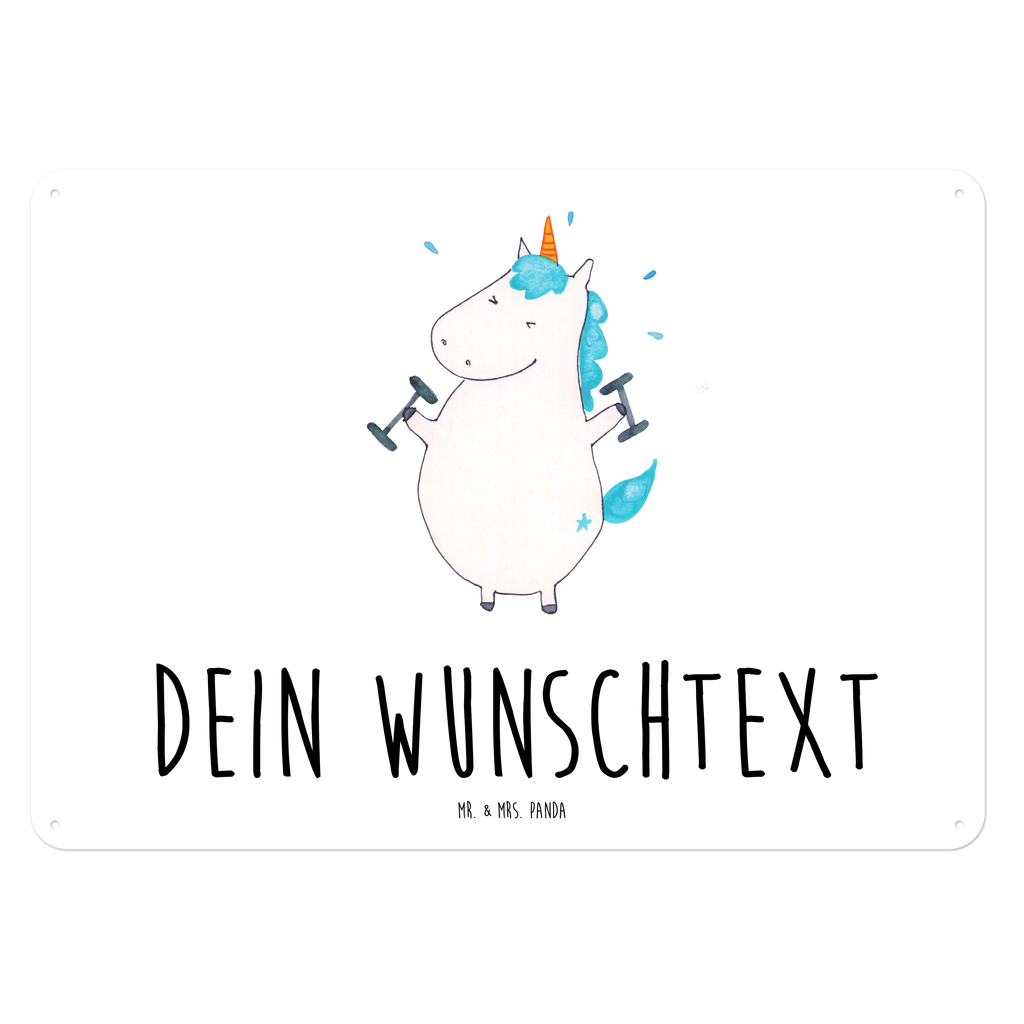 Personalisiertes Blechschild Einhorn Fitness Blechschild, Metallschild, Geschenk Schild, Schild, Magnet-Metall-Schild, Deko Schild, Wandschild, Wand-Dekoration, Türschild, Einhorn, Einhörner, Einhorn Deko, Pegasus, Unicorn, Gym, Fitness, Fitnessstudio, Diät, Abnehmen, Sport, Pumpen, Geräte, Sixpack